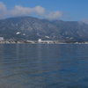 琵琶湖北湖と比良山系