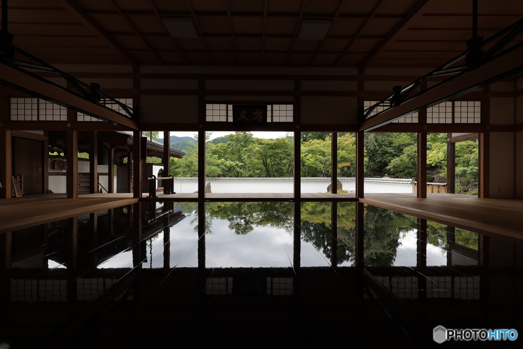 夏の床もみじ