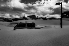 南小樽の駐車場