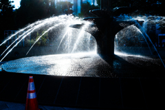 公園の噴水