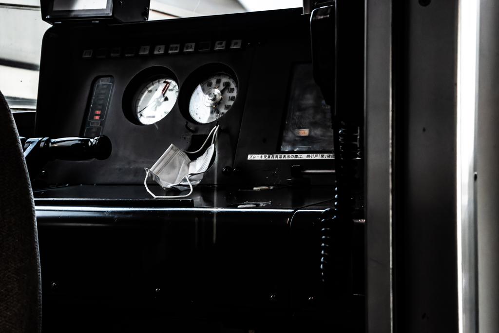 運転席を覗いた