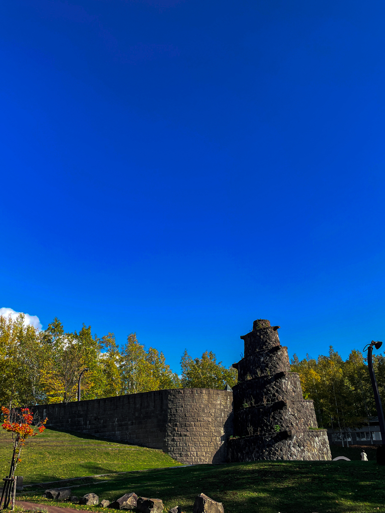 振り向けば緑地公園