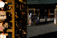 絵馬とおみくじ