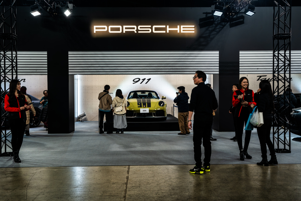 ポルシェのブース
