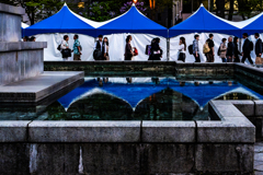 開催準備中のりらテラス