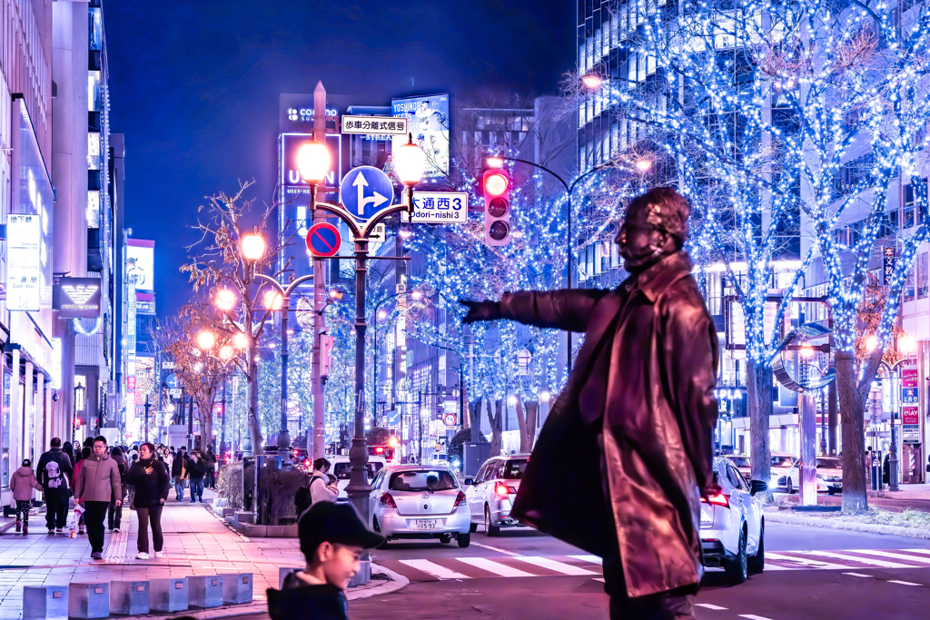 ここにクラーク像はありません