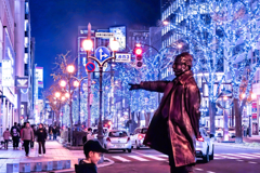 ここにクラーク像はありません