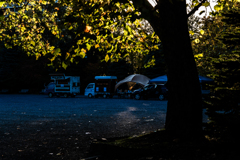 準備中のフードトラック