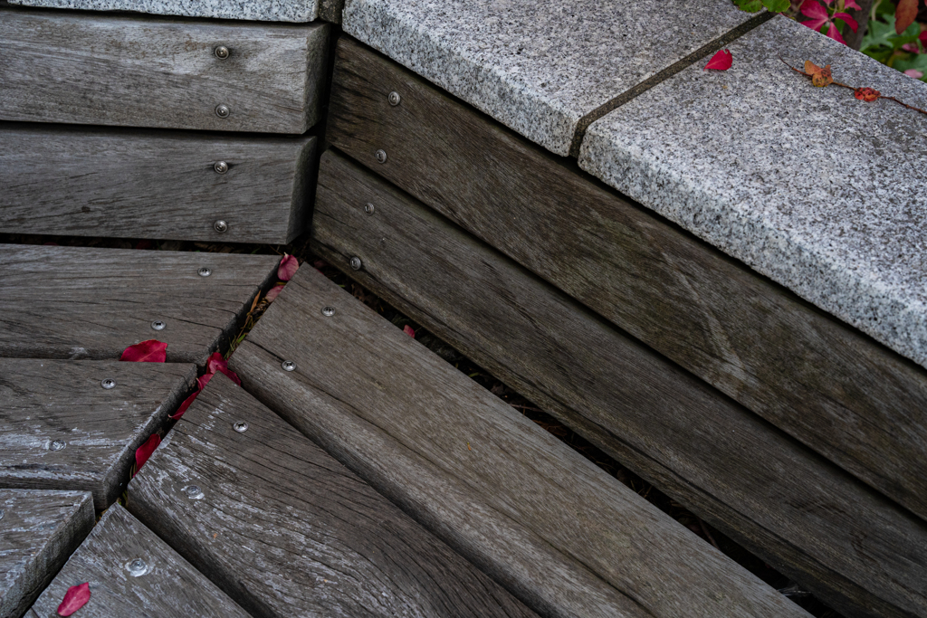 ベンチ。小樽につきました