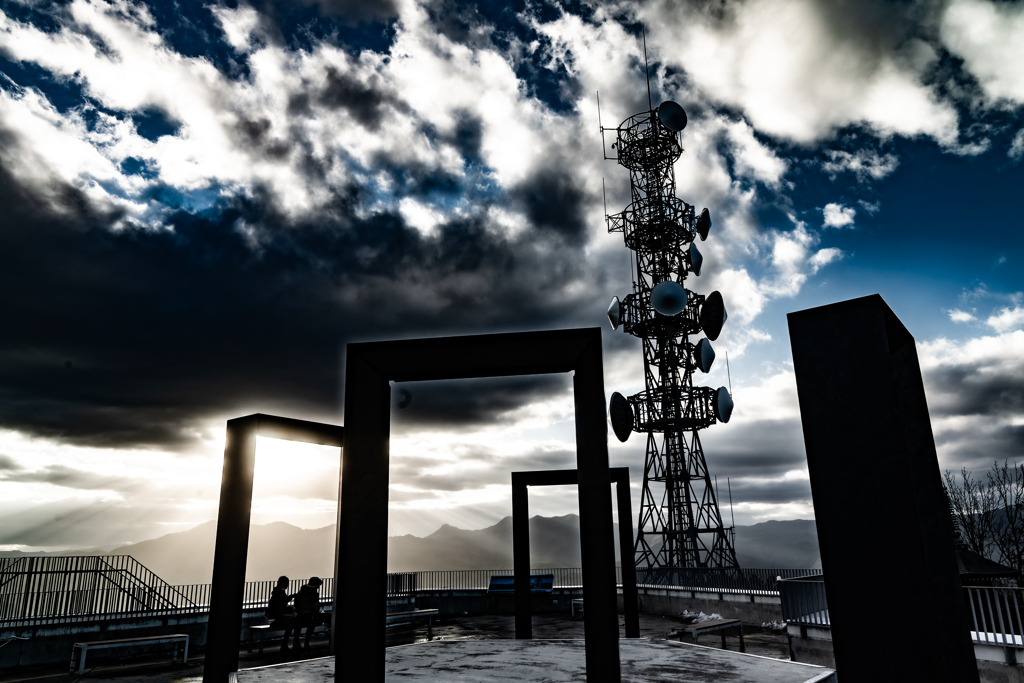 藻岩山山頂展望台