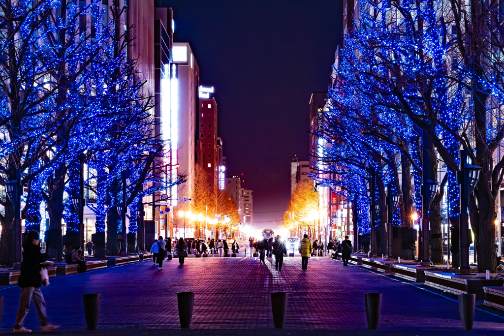 アカプラのイルミネーション