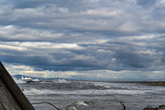 はるか風車を望む