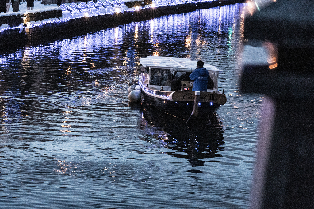 小樽運河の観光船