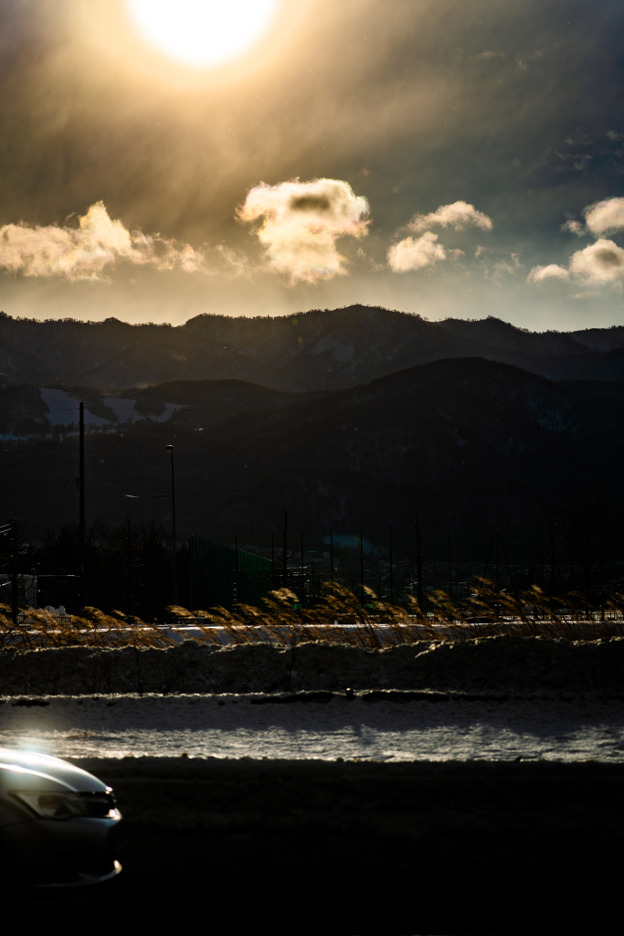 冬の国道１２５号
