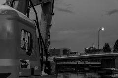 外灯が目立ちはじめる