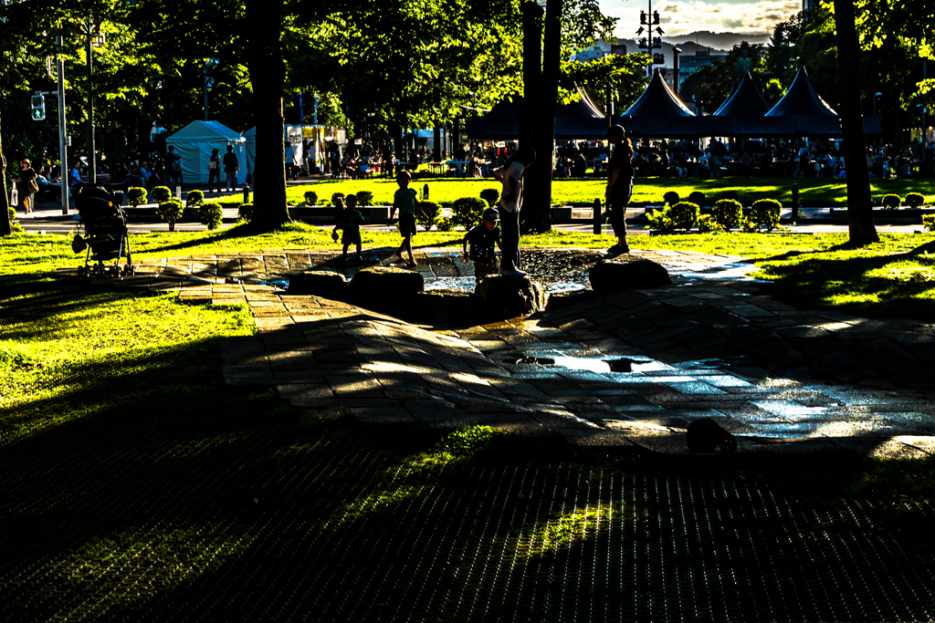 大通公園にて０８１１