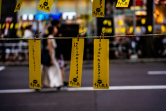 ススキノ祭り会場へ