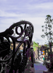 カフェテラスのチェア