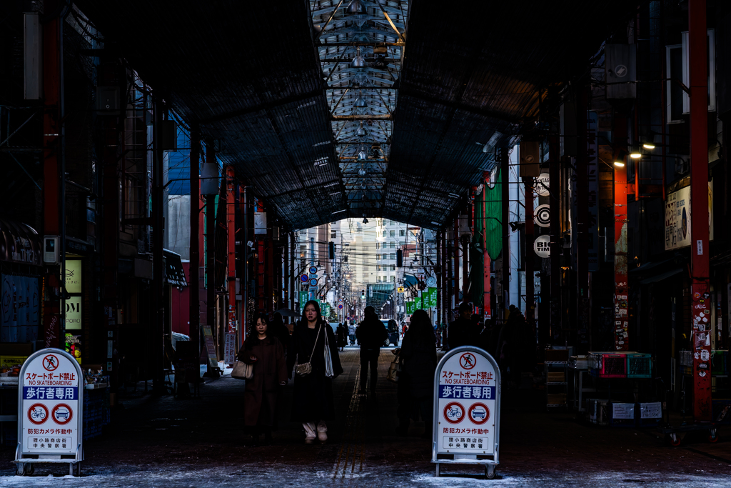 年末の狸小路７丁目１dng