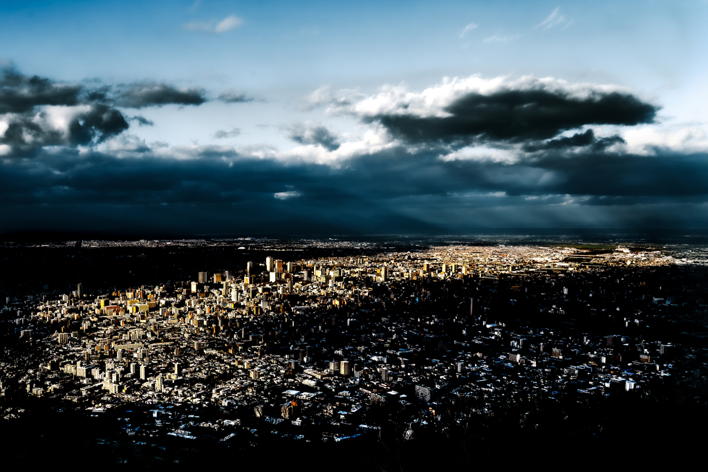 展望台からの札幌