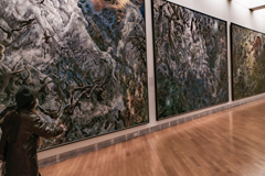 遠藤彰子展にて