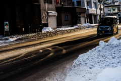 小樽の冬はまだ浅い