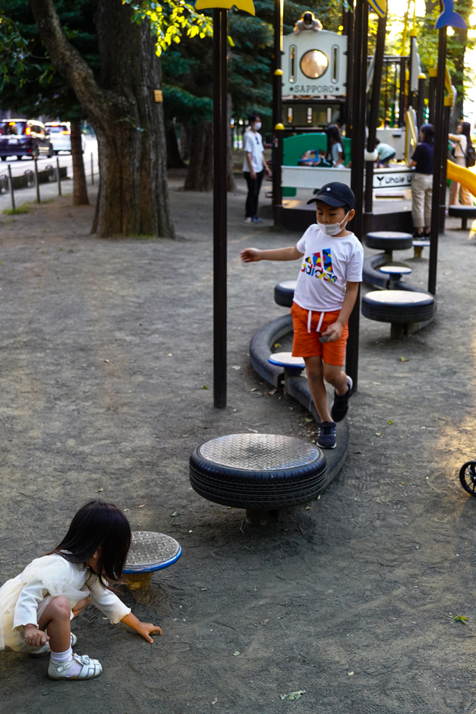 大通公園の子供たち３