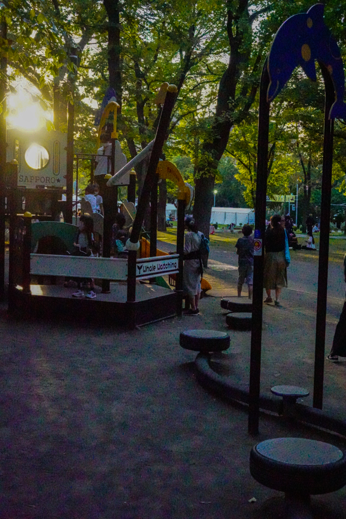 大通公園の子供たち２