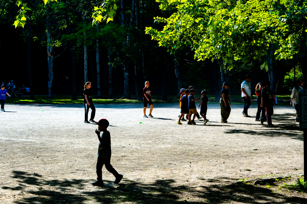 円山公園の子供たち