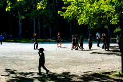 円山公園の子供たち