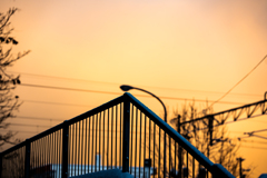 函館本線をくぐる１