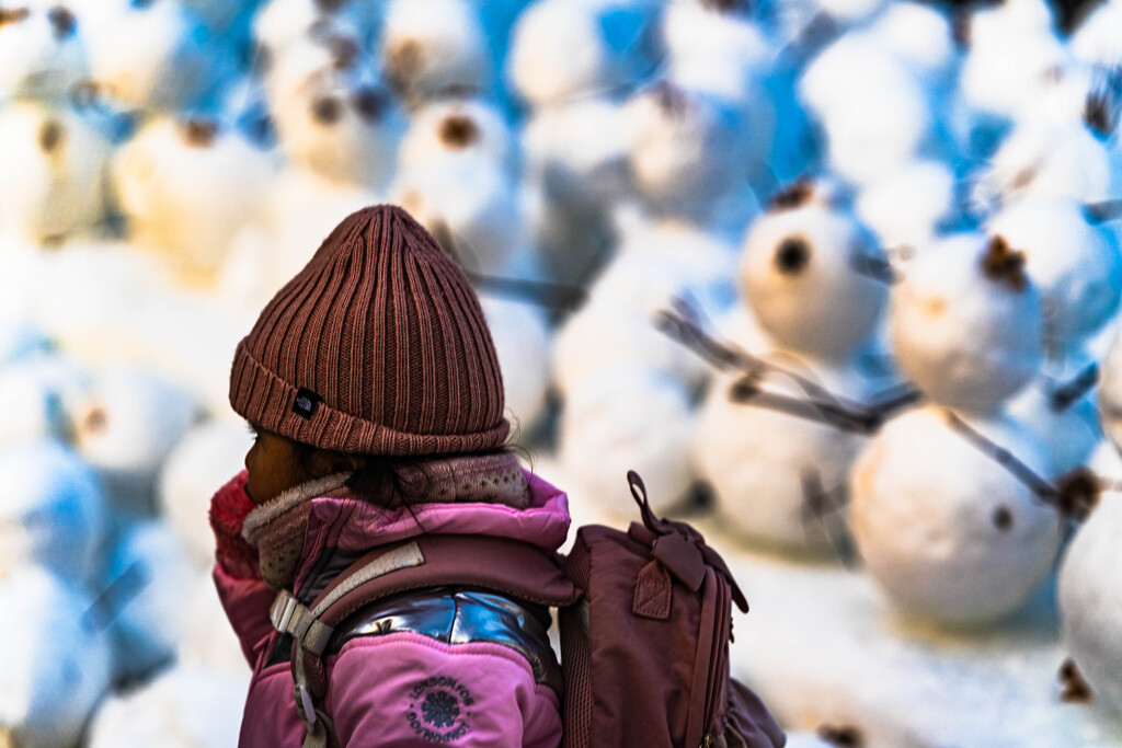 ピンクにブラウンは渋い