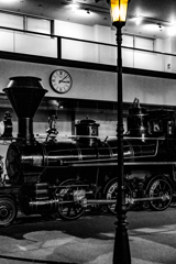 しずか号と外灯