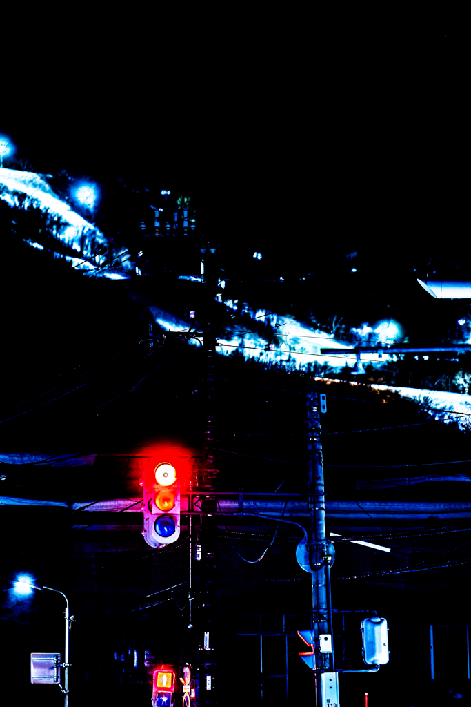 天狗山にスキー場がある