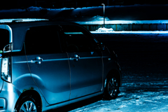 南小樽の駐車場