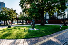 岩見沢駅はもう夕方