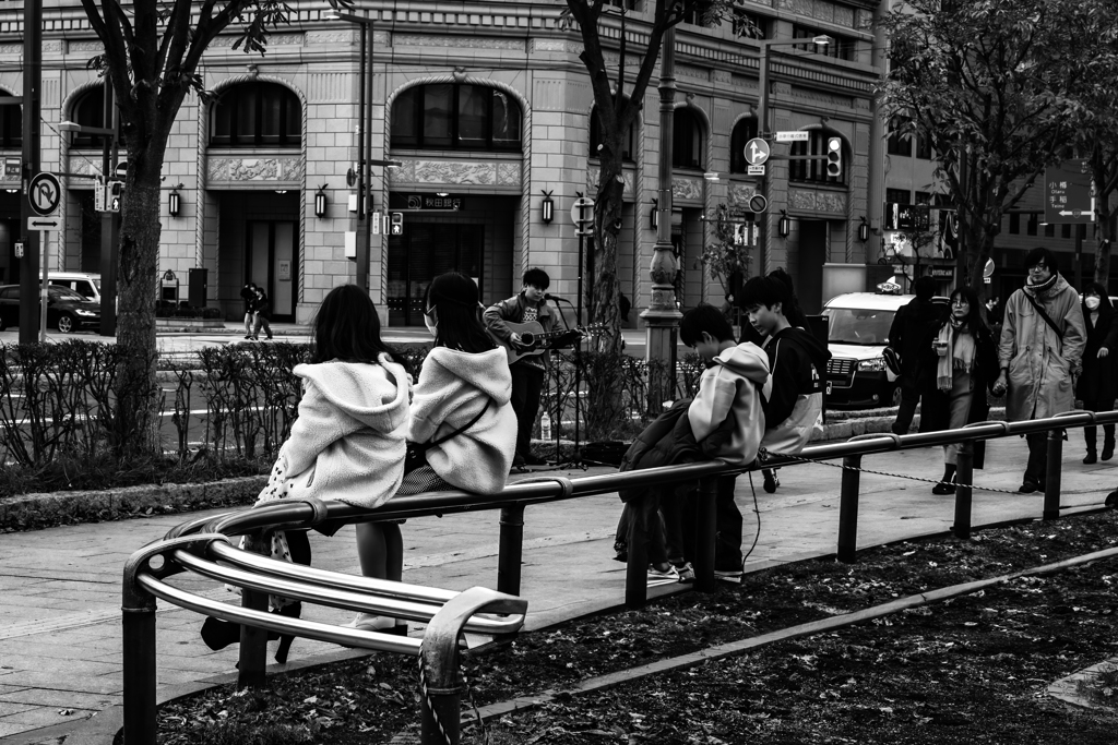 ストリートミュージシャン