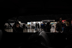 T型フォード越し