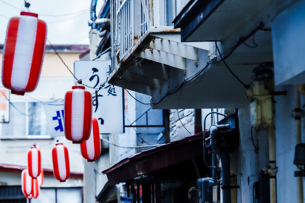 小樽花園の路地