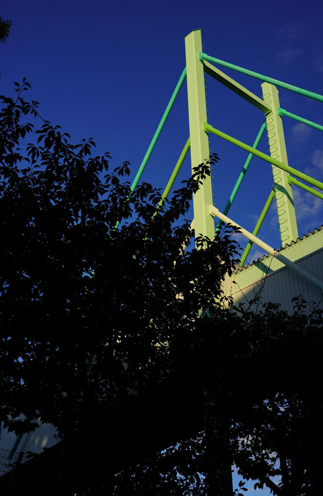 ビール工場の近くで２