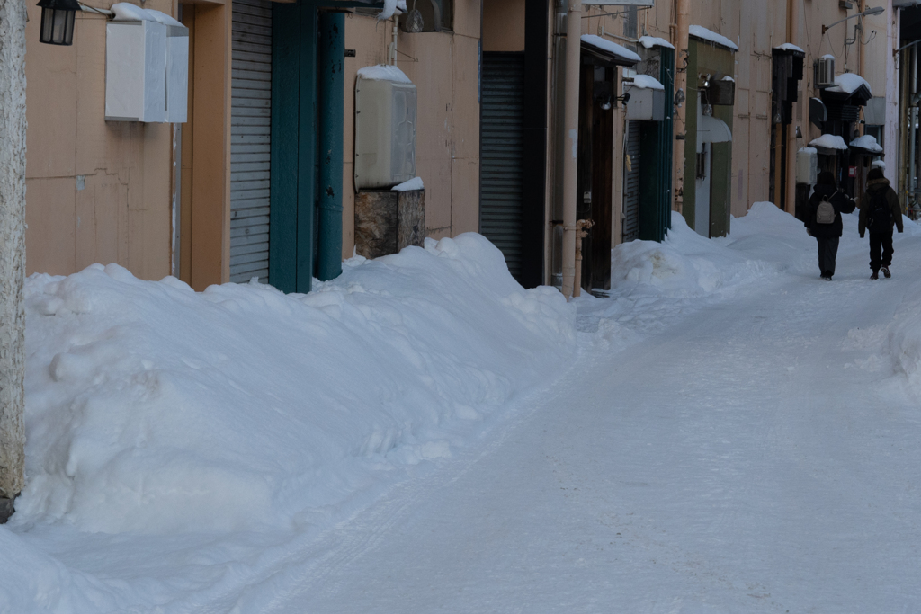 雪の小樽へ