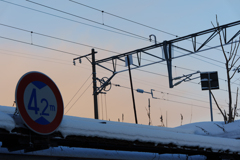 暗くなったから頭上に注意