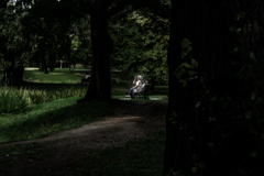 いい感じの年配のご夫婦がいた