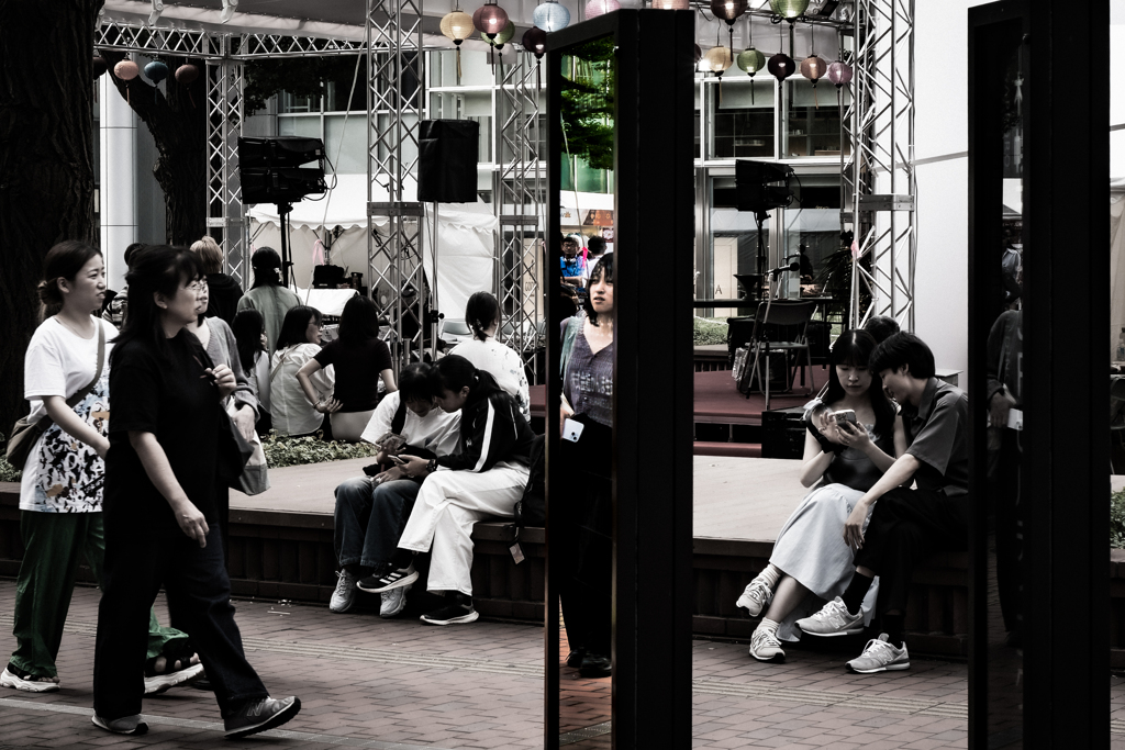 ベトナムフェス会場で