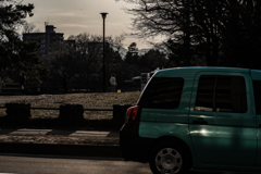 夕方の中島公園