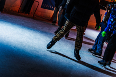 足首が曲がっているから重心がブレード上に来ない