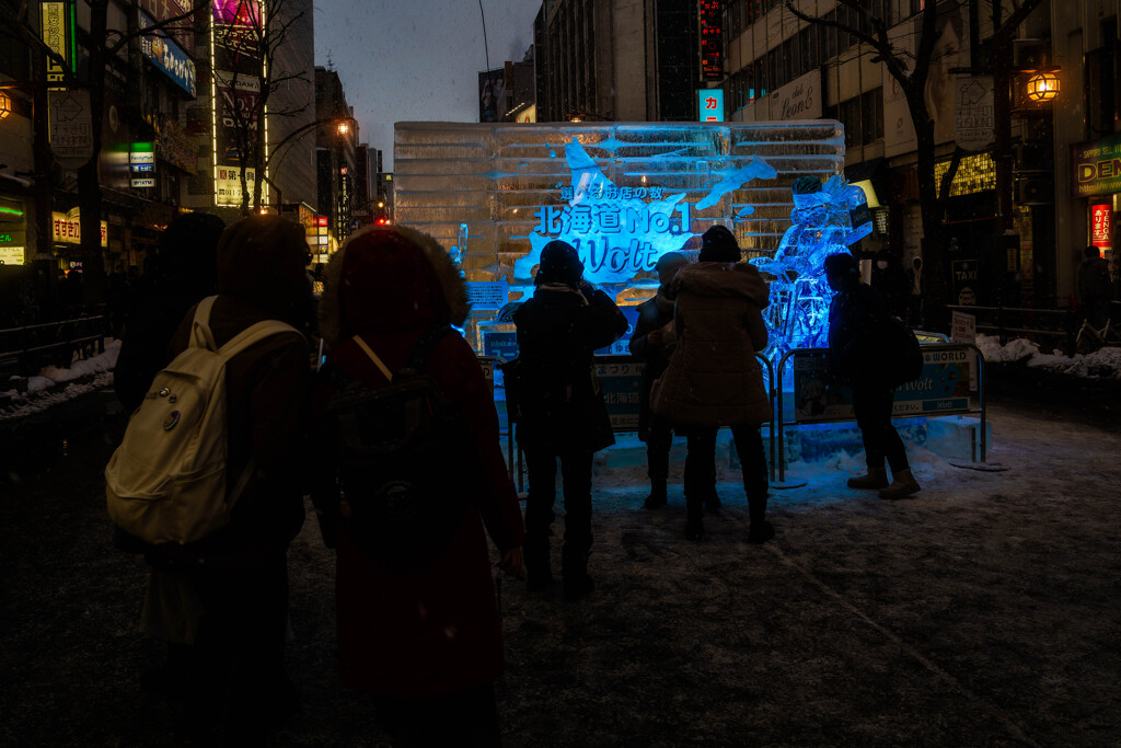 ススキノ会場入り口付近