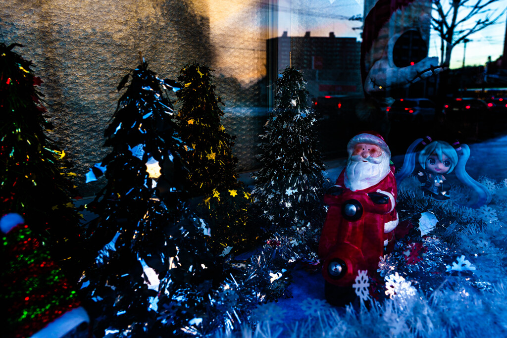 出窓からクリスマス