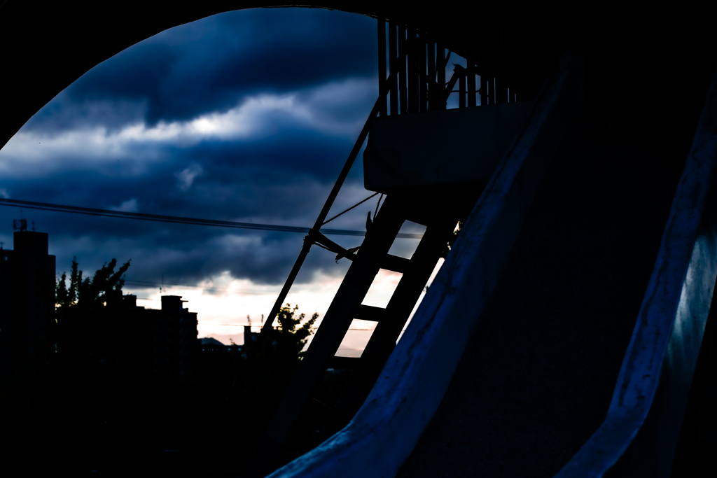 夕暮れの公園１