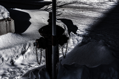 消火栓を反対から